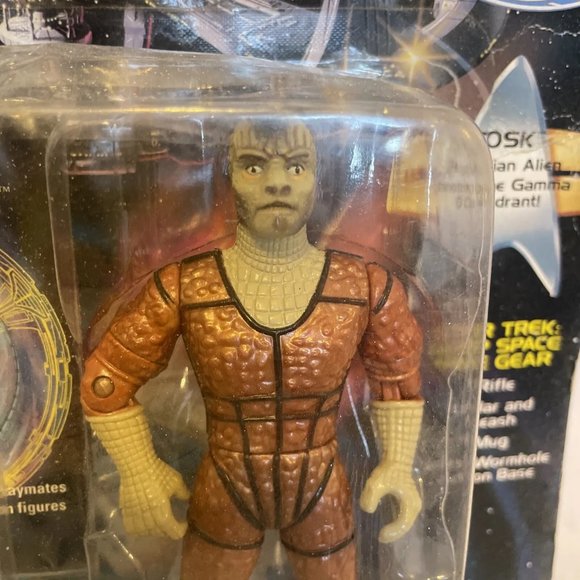 1995 Playmates, Star Trek Deep Space Nine, Tosk Reptile Alien, NIB - Picture 15 of 15
